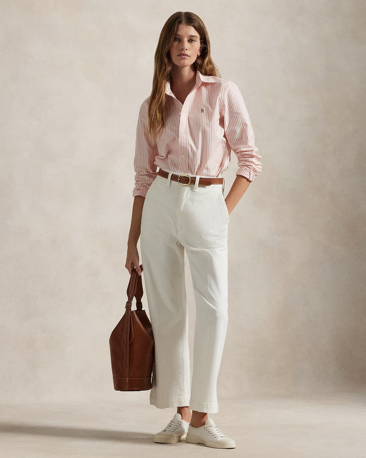 Ralph Lauren Stretch Slim Fit Striped Oxford Shirt Save your Wishlist