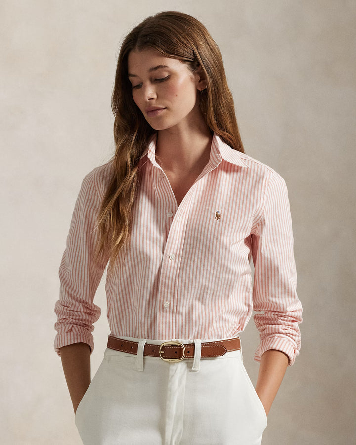 Ralph Lauren Stretch Slim Fit Striped Oxford Shirt Save your Wishlist