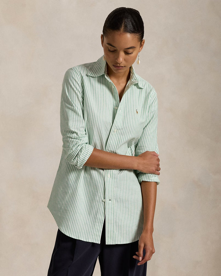 Ralph Lauren Stretch Slim Fit Striped Oxford Shirt Save your Wishlist