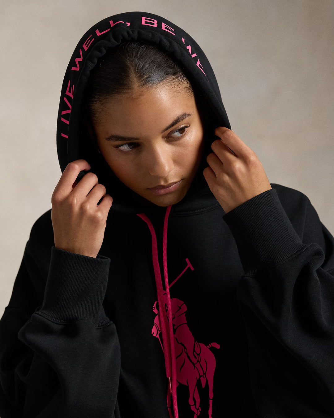 Ralph Lauren Pink Pony Fleece Hoodie