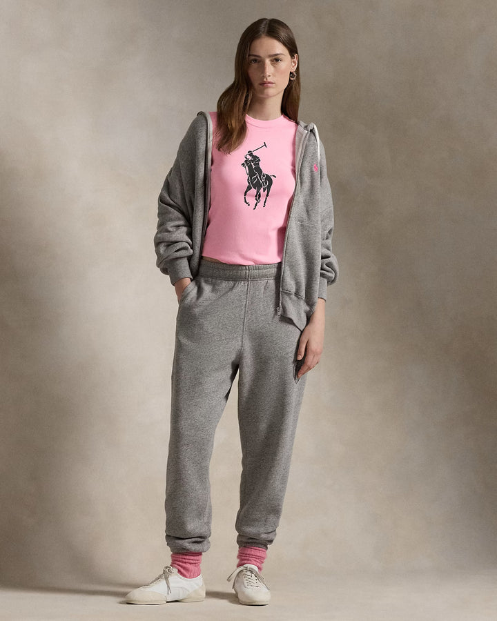 Ralph Lauren Pink Pony Cotton Crewneck Tee