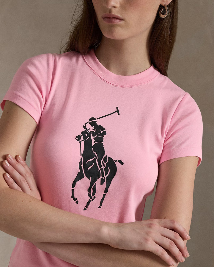 Ralph Lauren Pink Pony Cotton Crewneck Tee