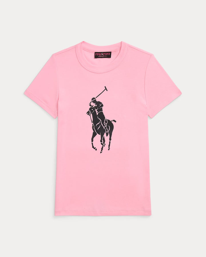 Ralph Lauren Pink Pony Cotton Crewneck Tee