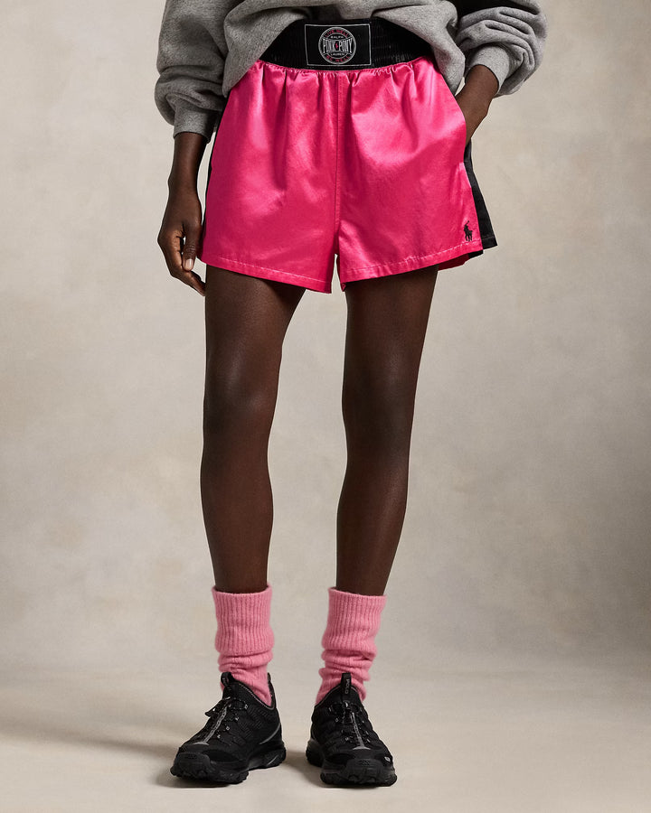 Ralph Lauren Pink Pony Satin Boxing Short
