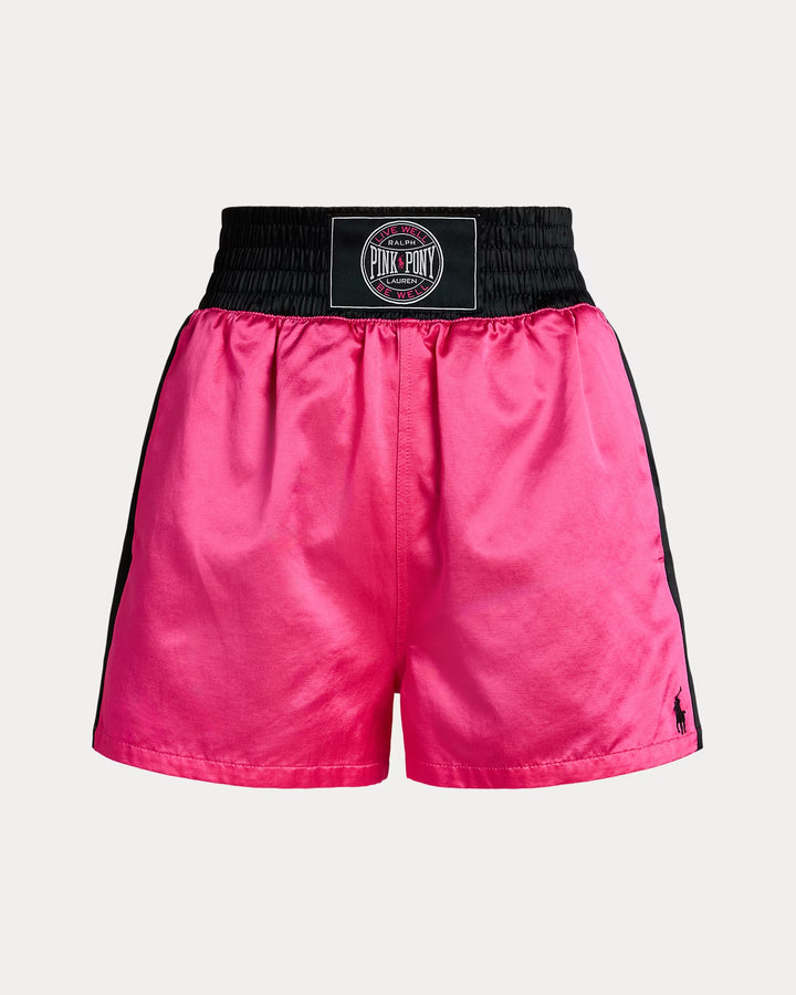 Ralph Lauren Pink Pony Satin Boxing Short
