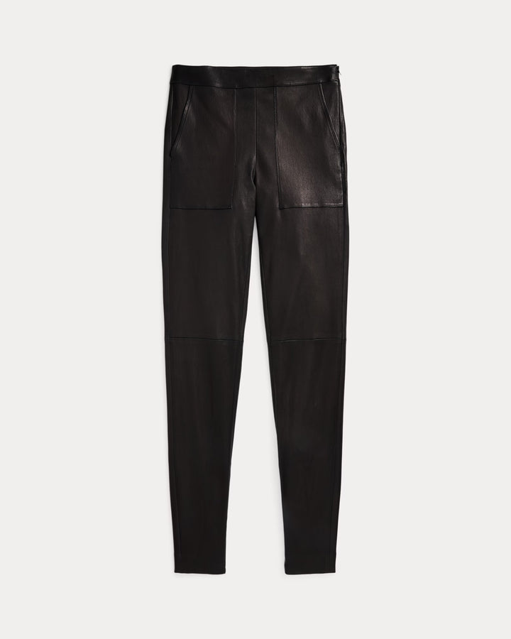 Ralph Lauren Lambskin Super-Slim Pant