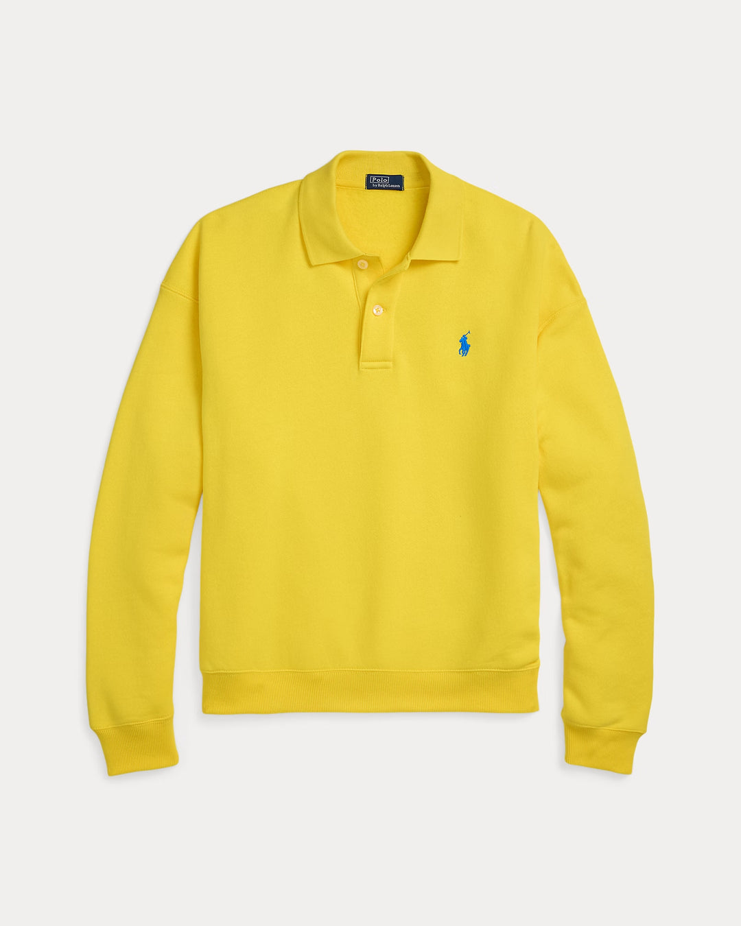 Ralph Lauren Polo-Collar Fleece Pullover