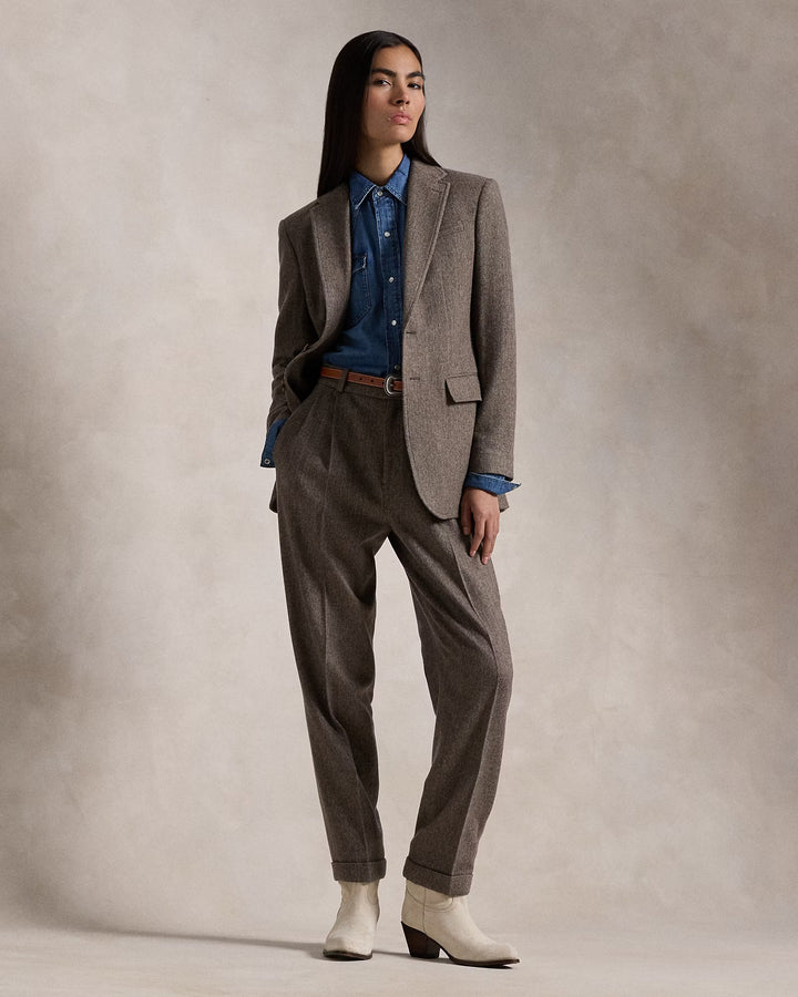 Ralph Lauren Herringbone Wool Blazer