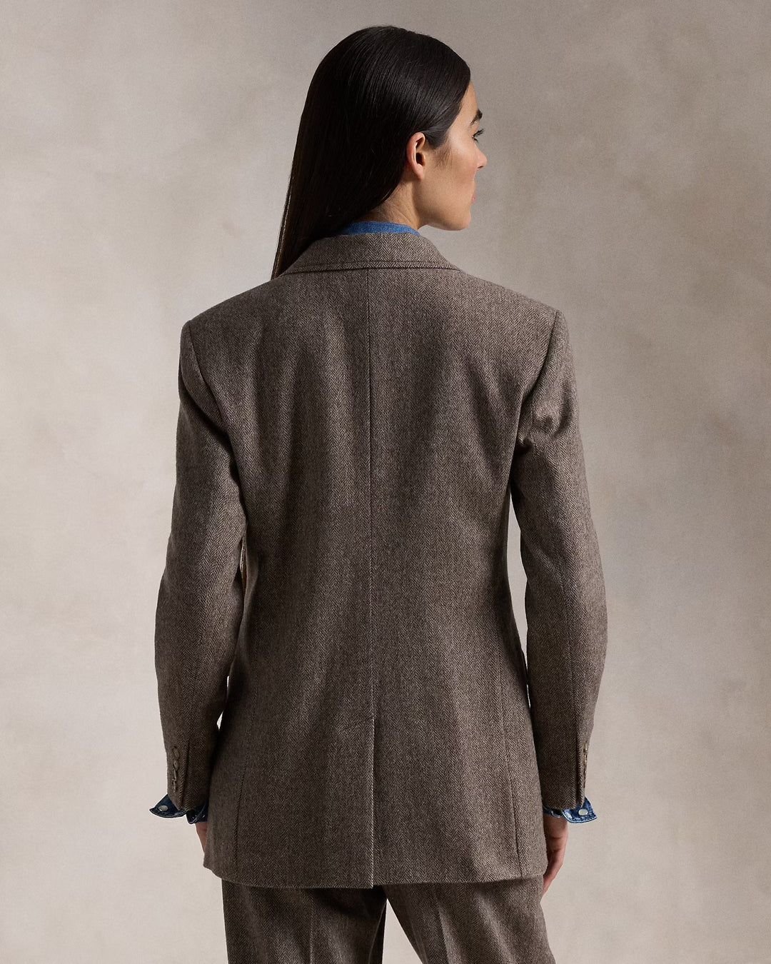 Ralph Lauren Herringbone Wool Blazer