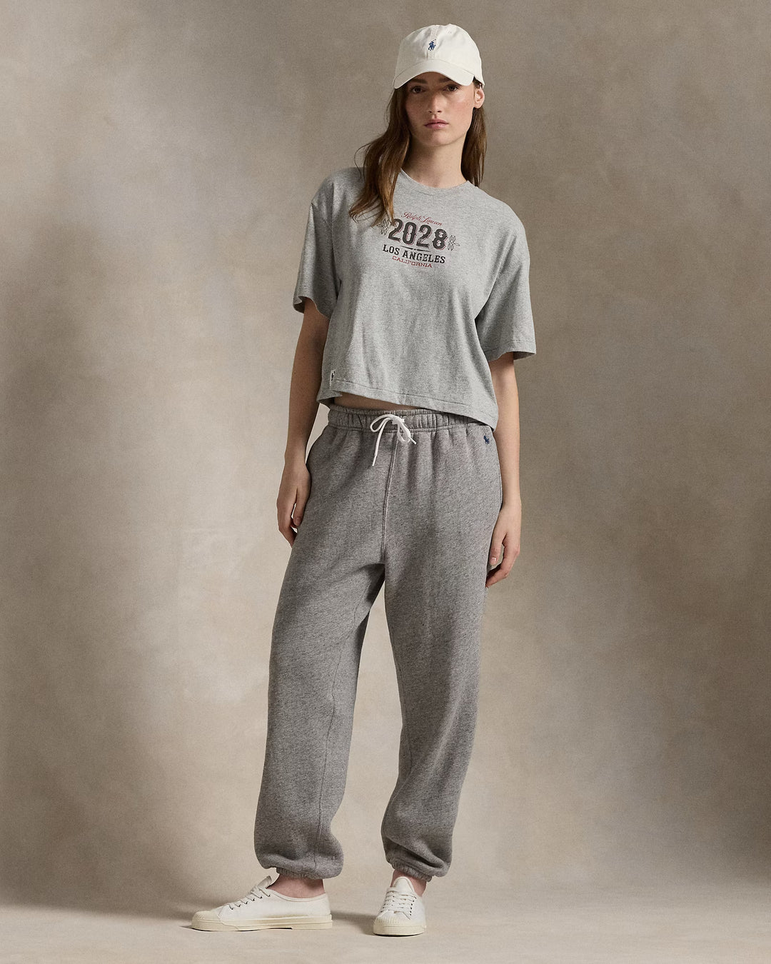 Ralph Lauren LA28 Olympic Jersey Cropped Tee