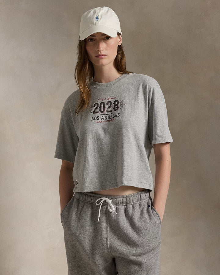 Ralph Lauren LA28 Olympic Jersey Cropped Tee