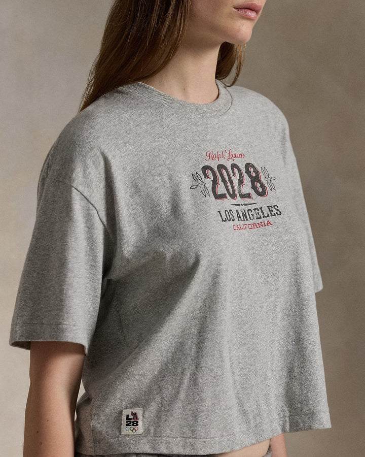 Ralph Lauren LA28 Olympic Jersey Cropped Tee