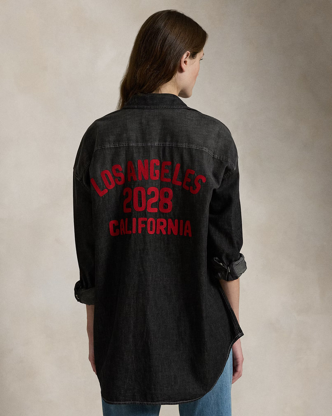 Ralph Lauren LA28 Olympic Oversize Fit Denim Shirt
