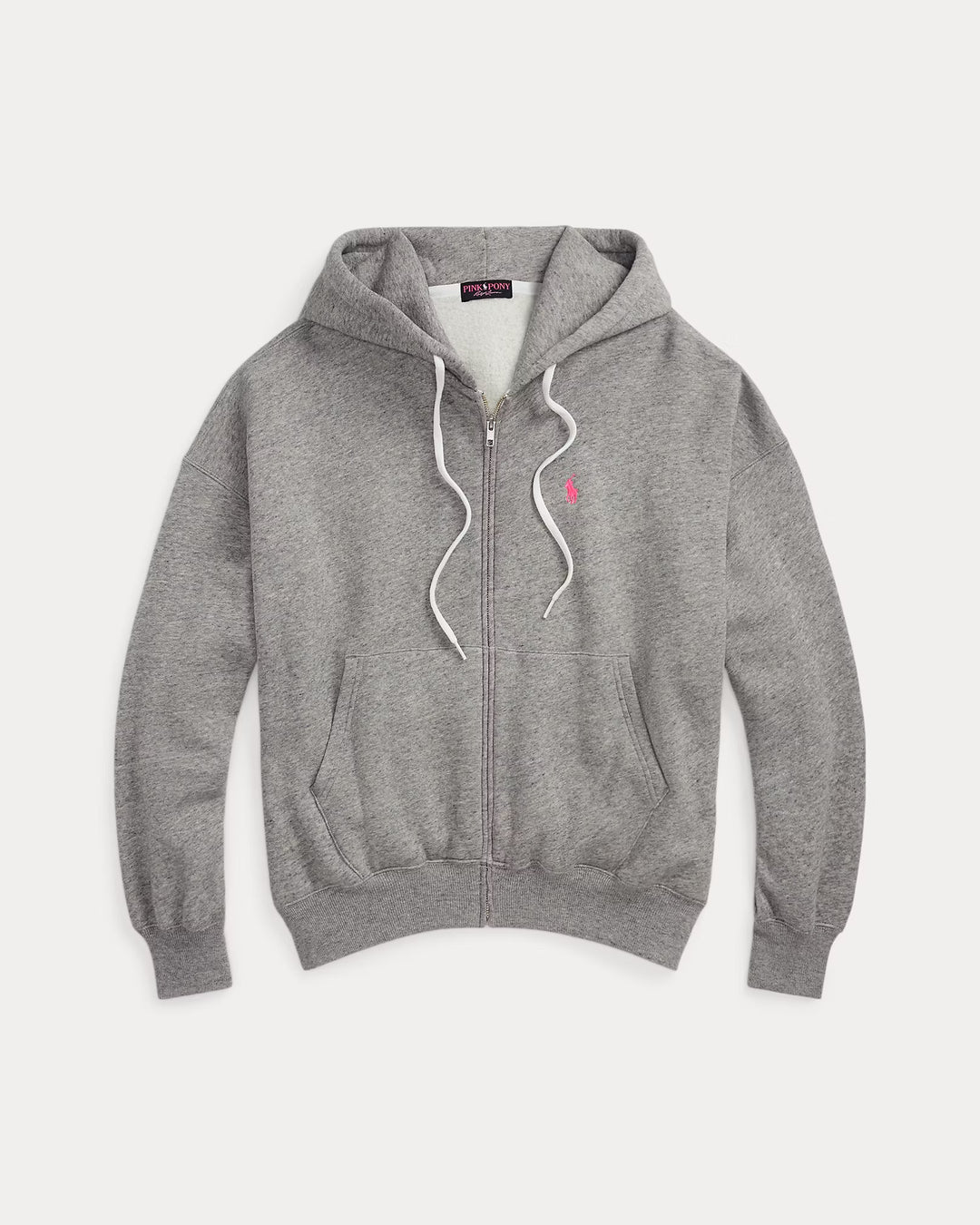 Ralph Lauren Pink Pony Fleece Full-Zip Hoodie