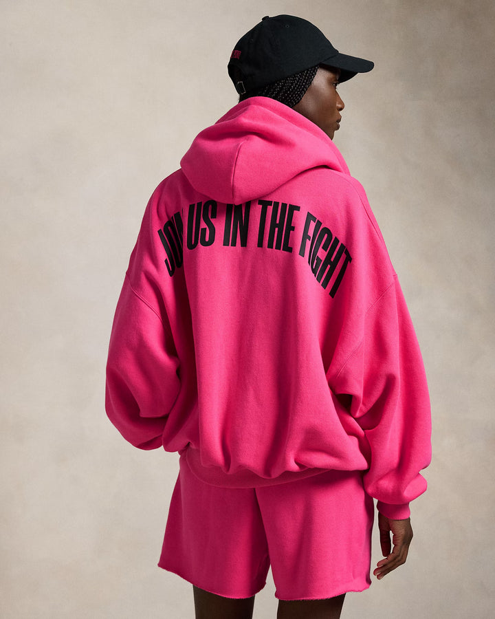 Ralph Lauren Pink Pony Fleece Full-Zip Hoodie
