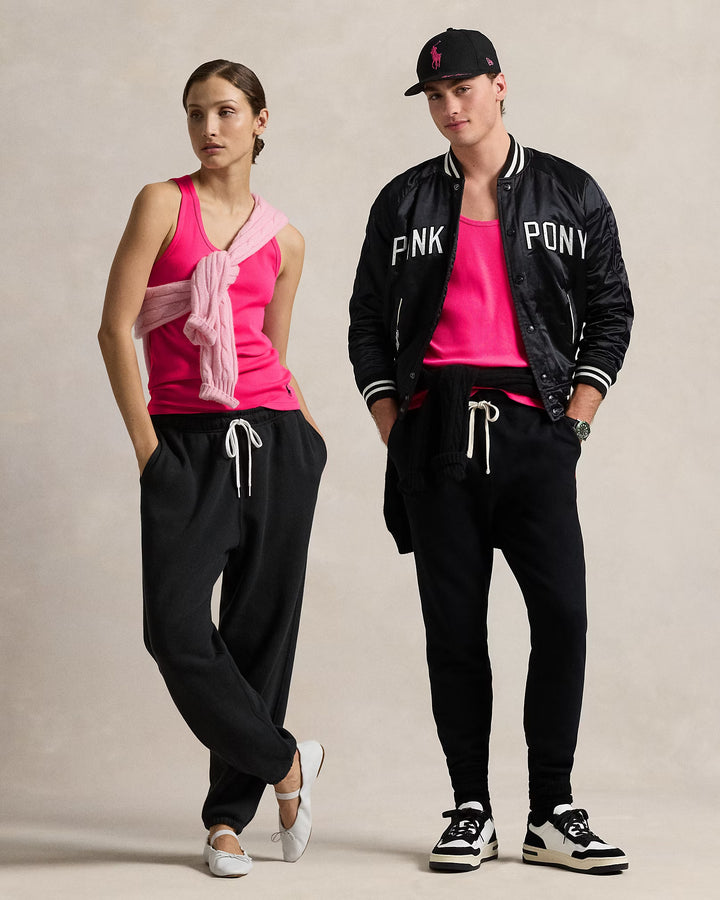 Ralph Lauren Pink Pony Ribbed Cotton Tank