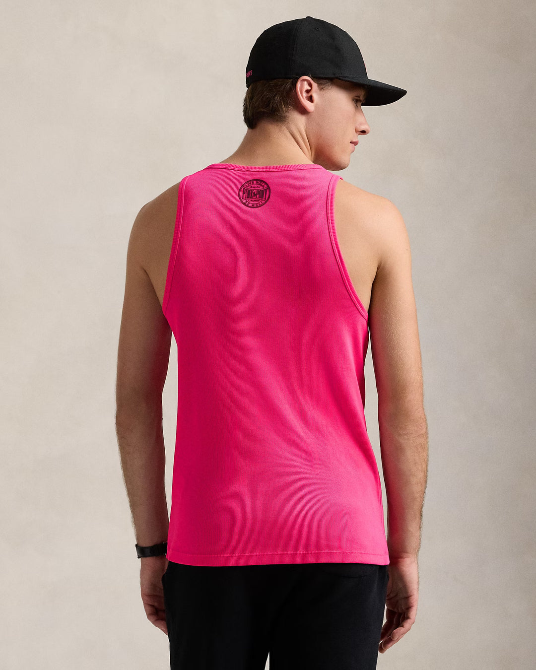 Ralph Lauren Pink Pony Ribbed Cotton Tank