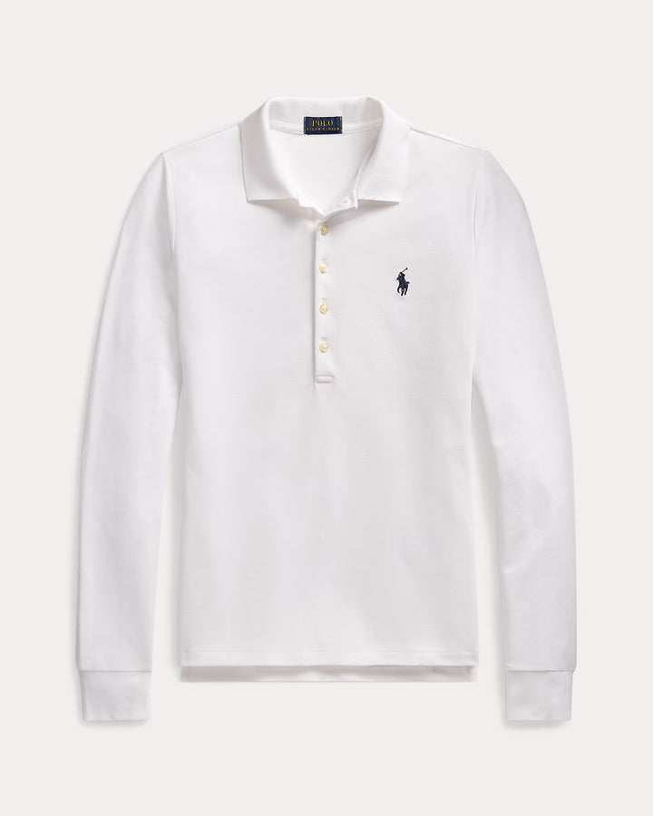 Ralph Lauren Slim Fit Stretch Long-Sleeve Polo Shirt