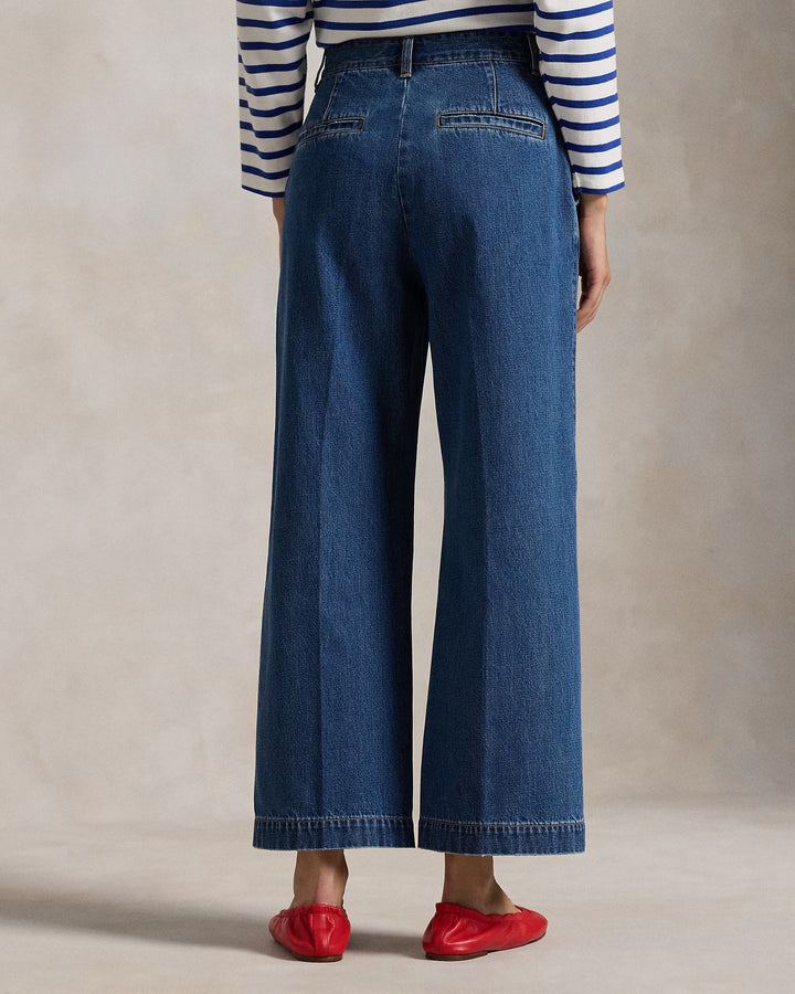 Ralph Lauren Wide-Leg Crop Jean