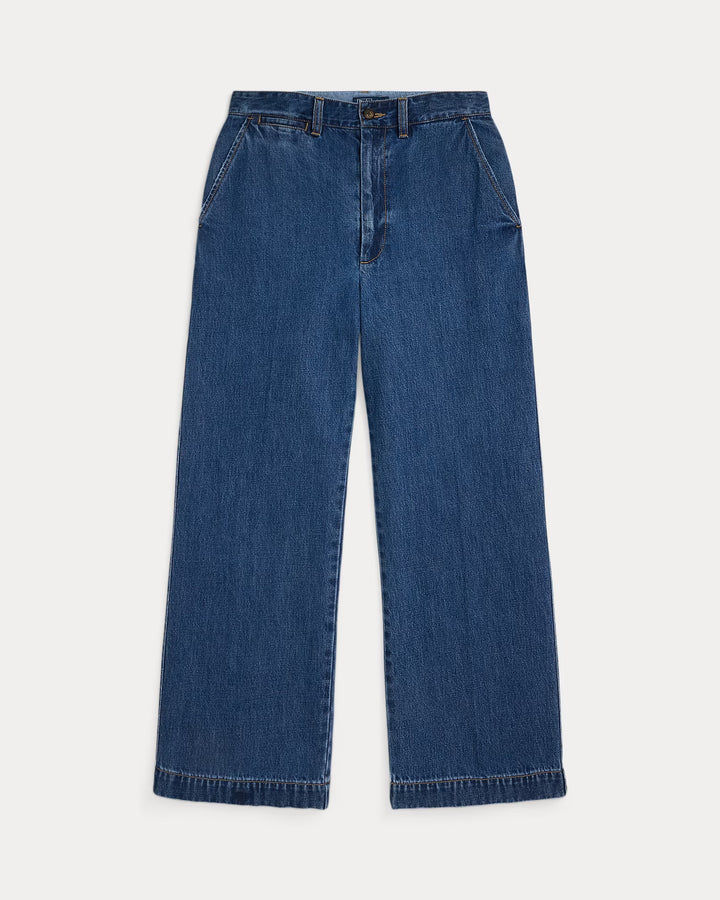 Ralph Lauren Wide-Leg Crop Jean