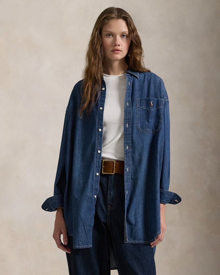 Ralph Lauren Oversize Fit Denim Shirt Save your Wishlist