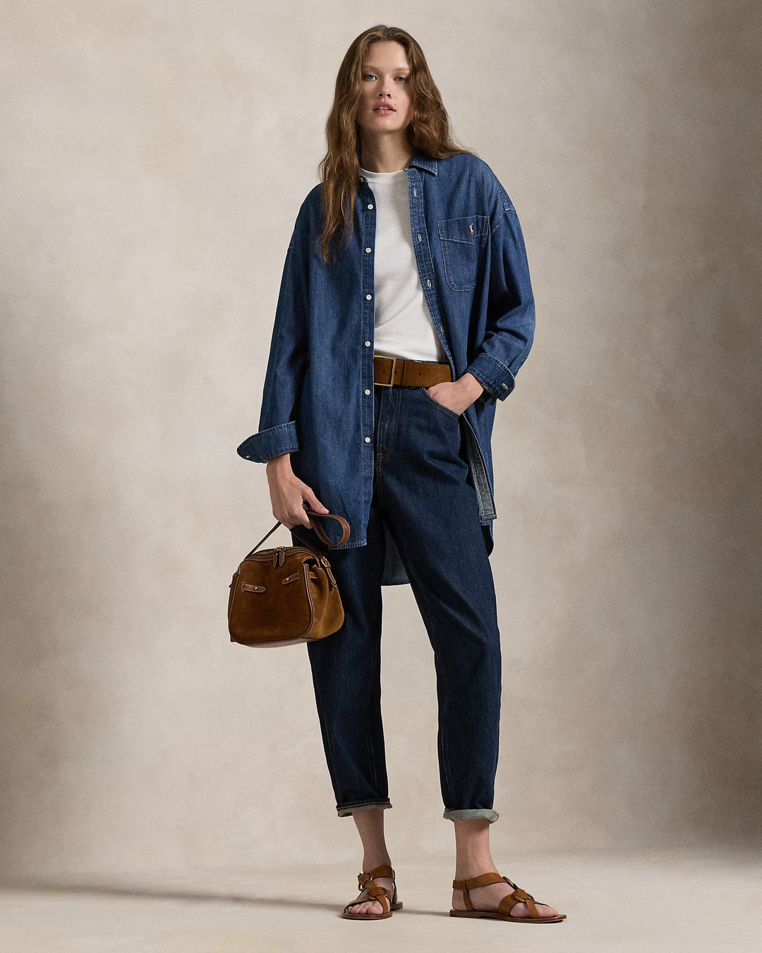 Ralph Lauren Oversize Fit Denim Shirt Save your Wishlist