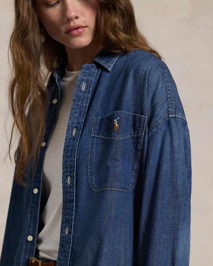 Ralph Lauren Oversize Fit Denim Shirt Save your Wishlist