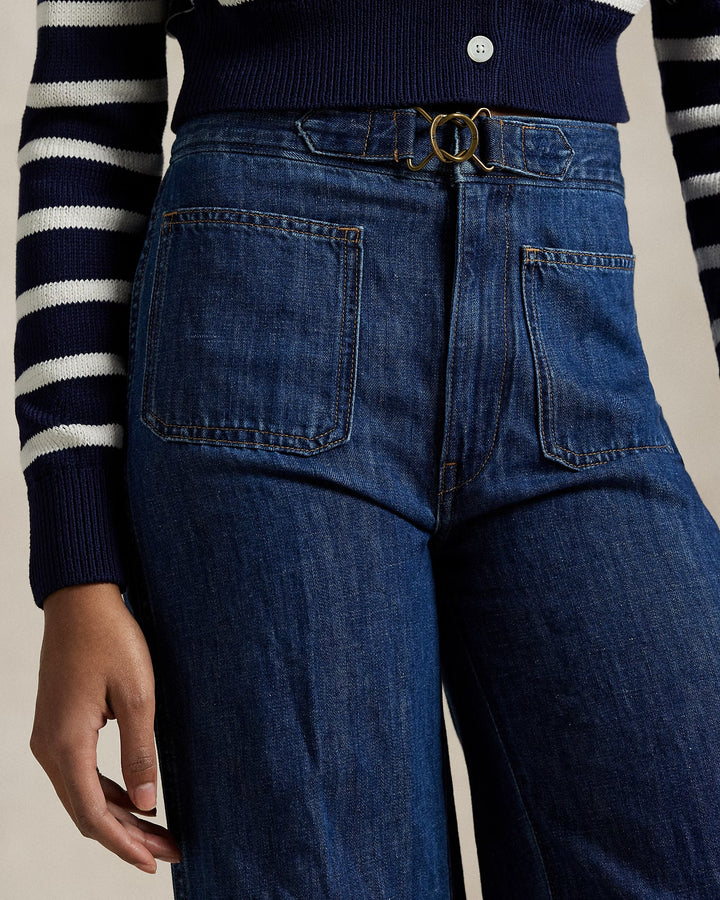 Ralph Lauren Wide-Leg Flare Jean