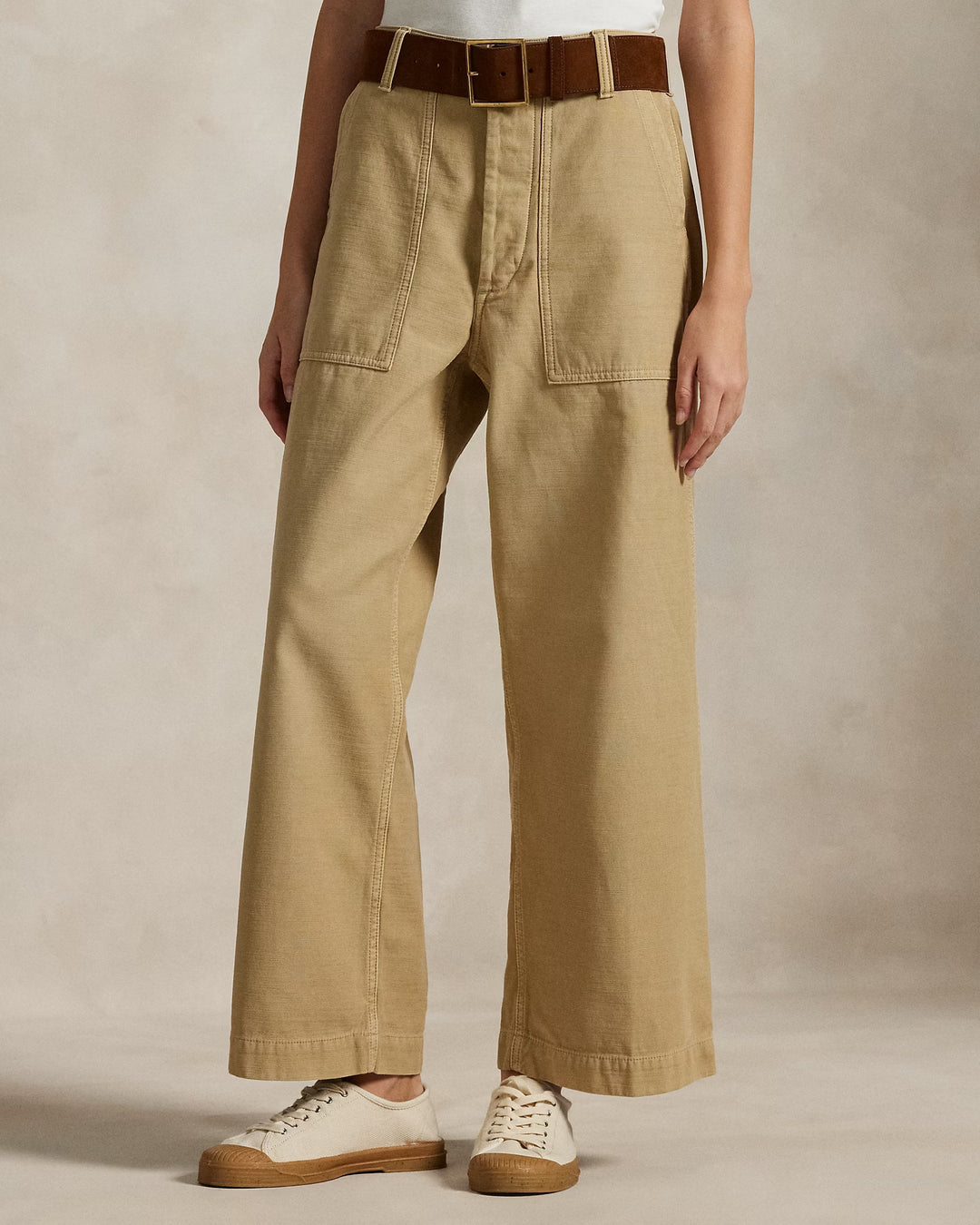 Ralph Lauren The Ricky Wide-Leg Crop Pant