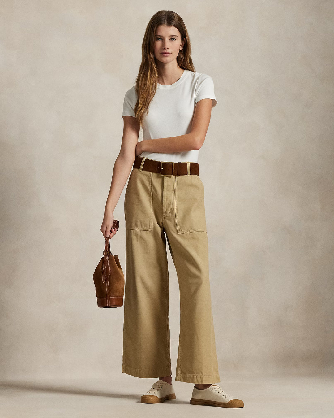 Ralph Lauren The Ricky Wide-Leg Crop Pant