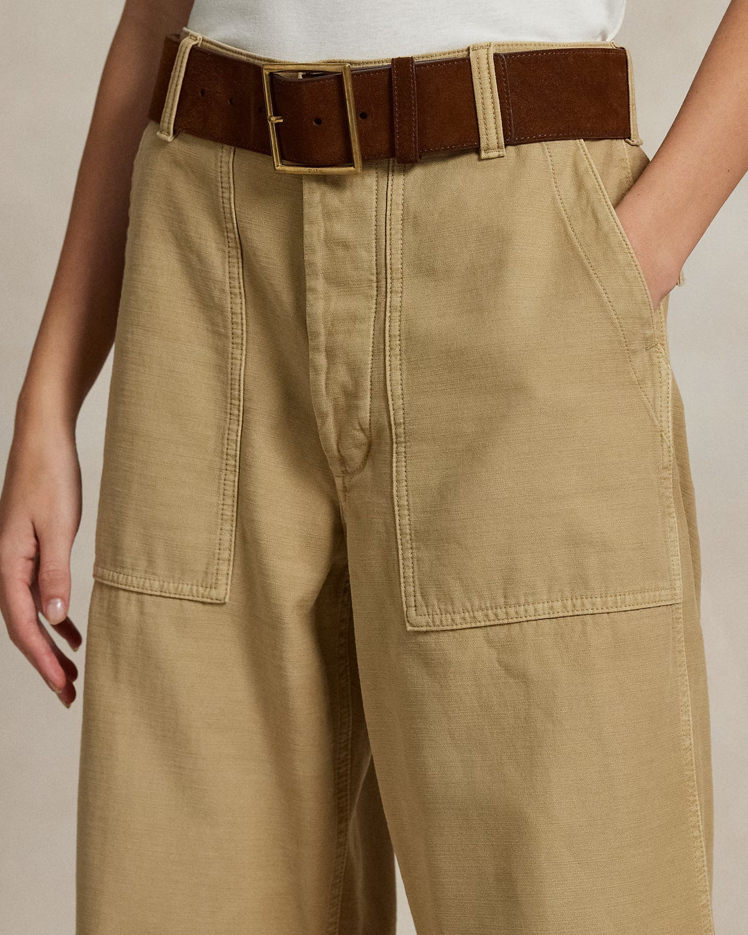 Ralph Lauren The Ricky Wide-Leg Crop Pant