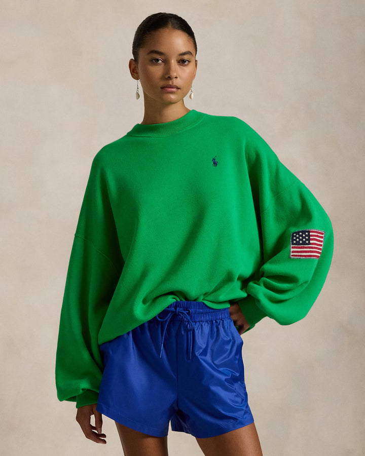 Ralph Lauren Oversize Logo Fleece Crewneck