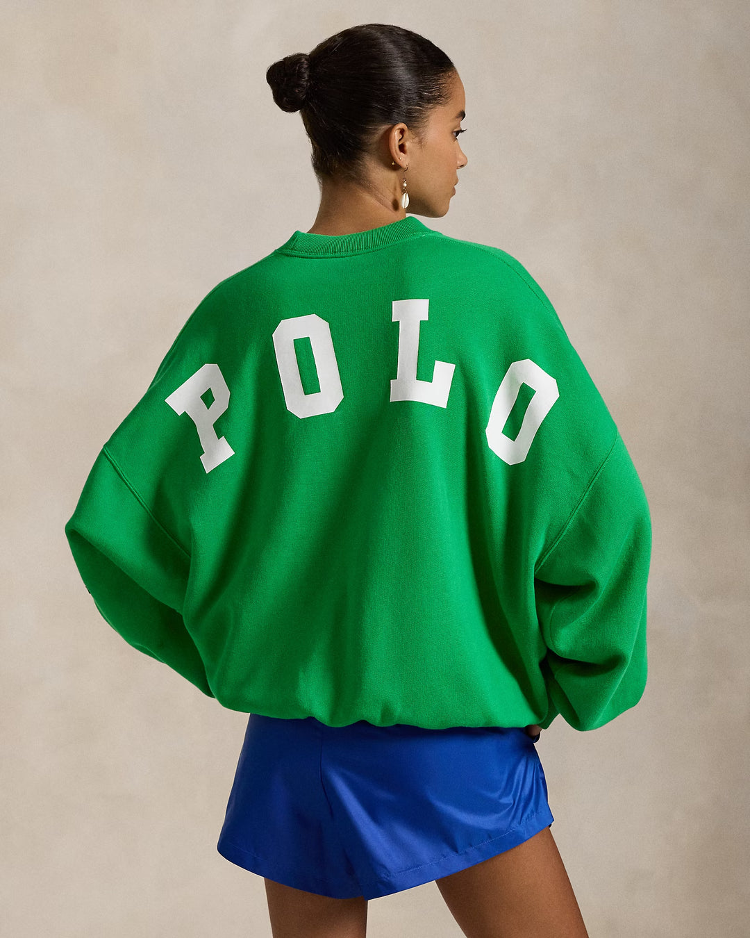 Ralph Lauren Oversize Logo Fleece Crewneck