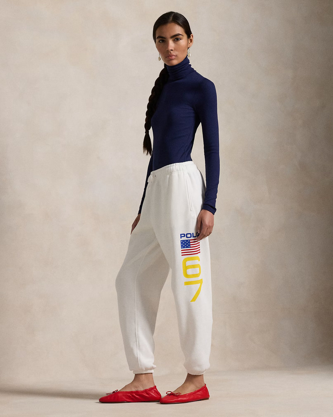 Ralph Lauren Flag Logo Fleece Sweatpant