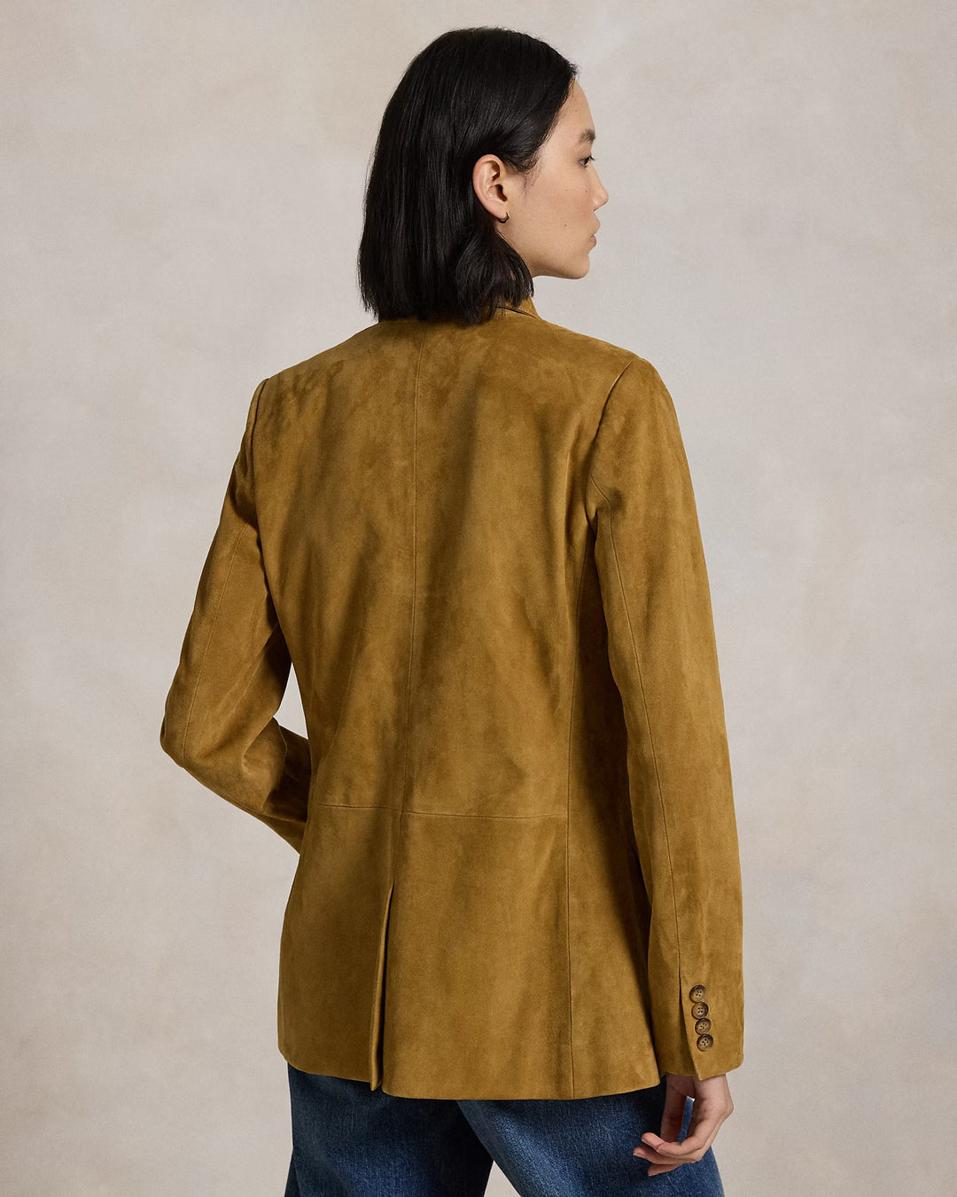 Ralph Lauren Lamb-Suede Blazer