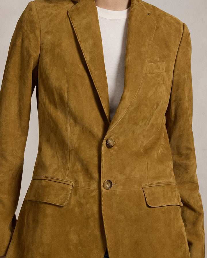 Ralph Lauren Lamb-Suede Blazer