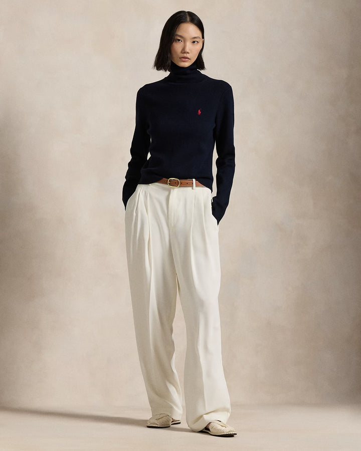Ralph Lauren Cotton-Blend Turtleneck