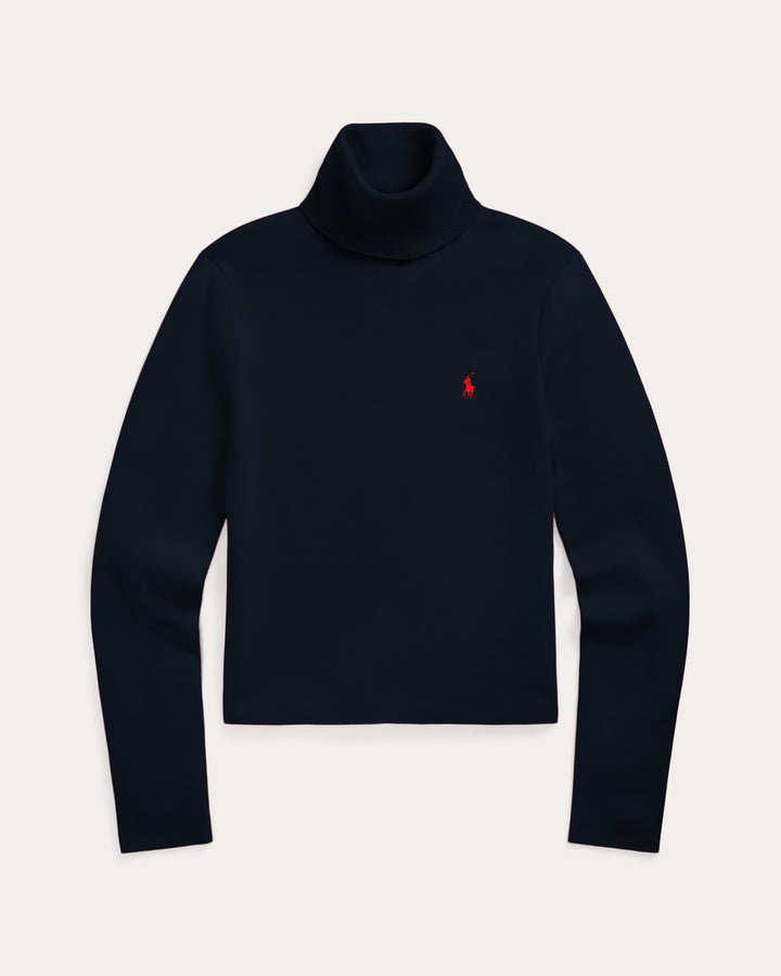 Ralph Lauren Cotton-Blend Turtleneck