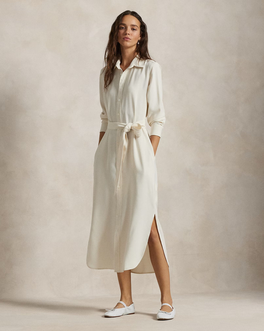 Ralph Lauren Satin Shirtdress