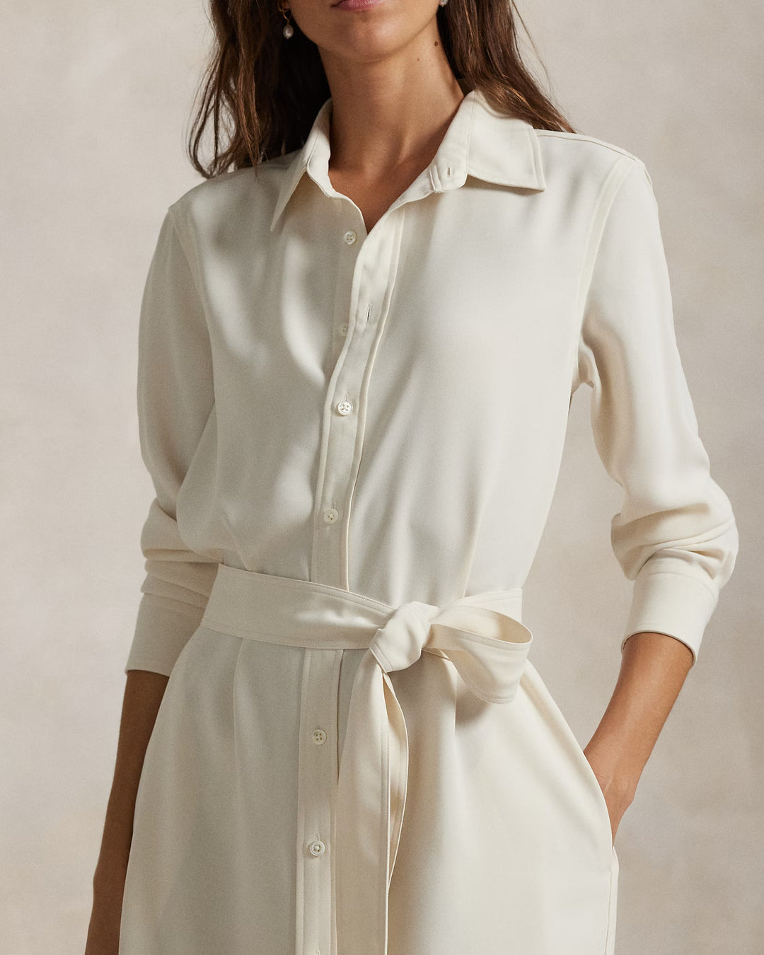 Ralph Lauren Satin Shirtdress