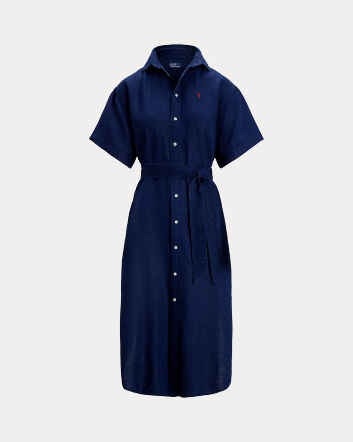 Ralph Lauren Linen Short-Sleeve Shirtdress