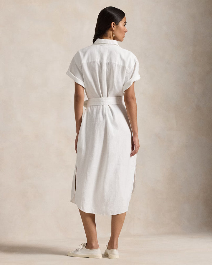 Ralph Lauren Linen Short-Sleeve Shirtdress