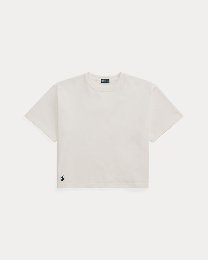 Ralph Lauren Relaxed Crop Fit Cotton Jersey Tee