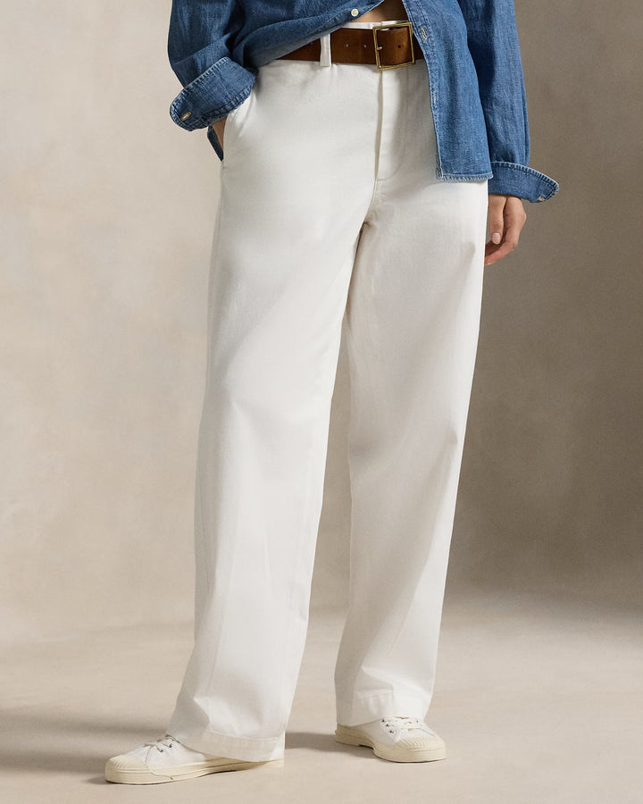 Ralph Lauren Cotton Chino Straight-Leg Pant