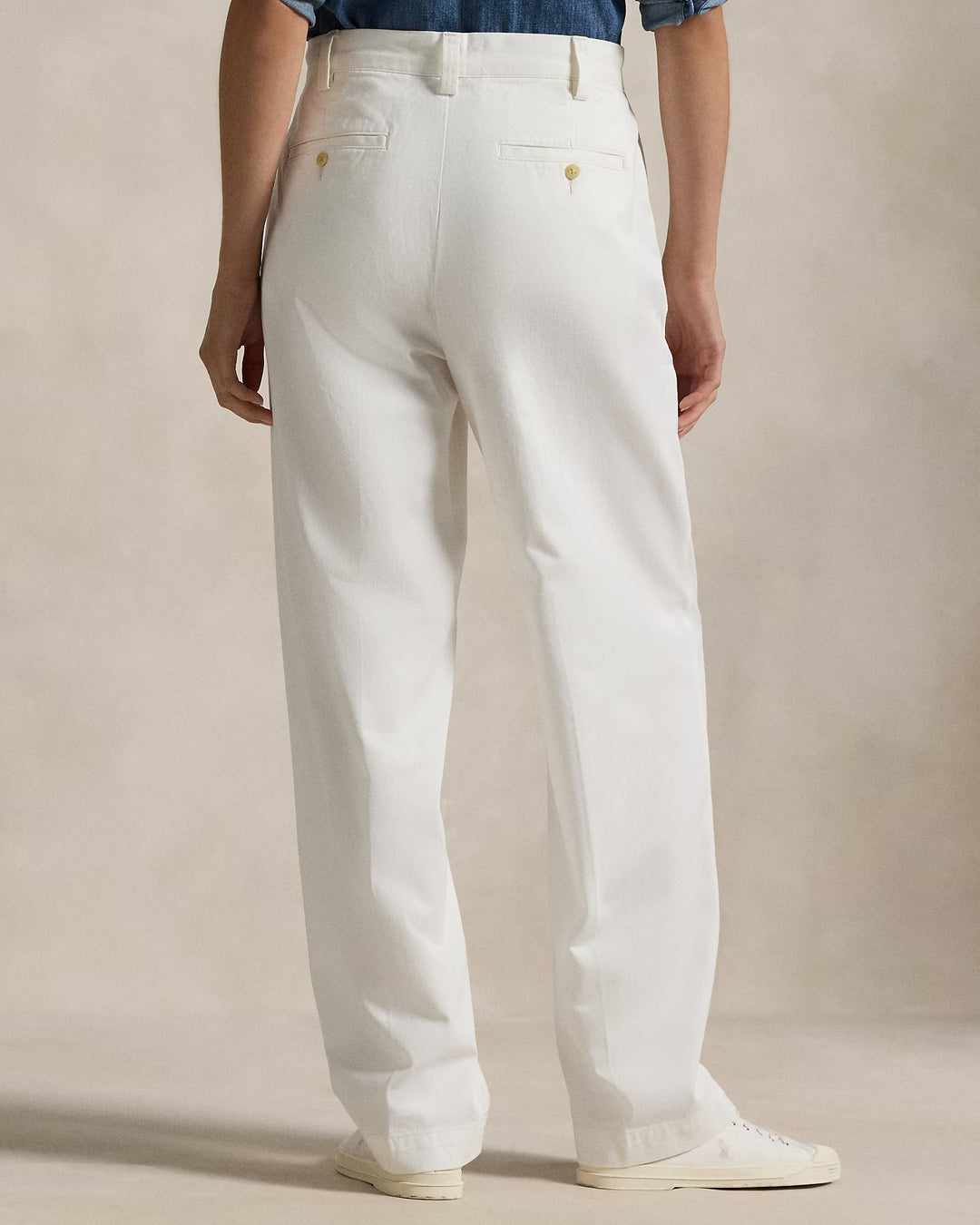 Ralph Lauren Cotton Chino Straight-Leg Pant