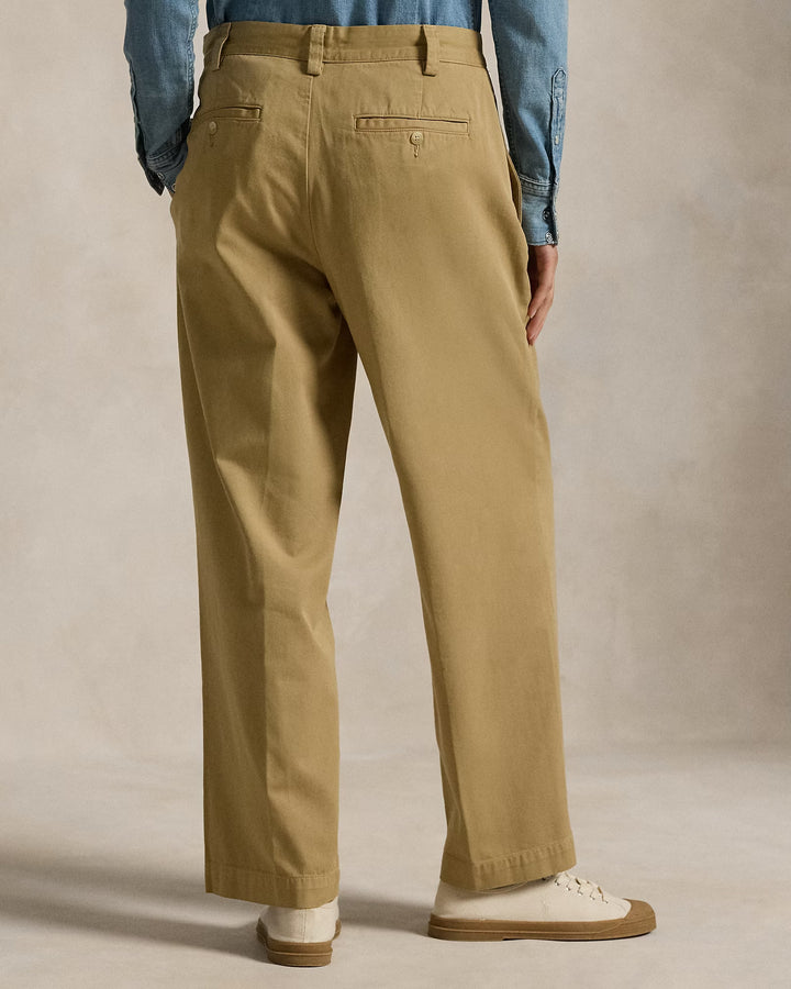 Ralph Lauren Cotton Chino Straight-Leg Pant