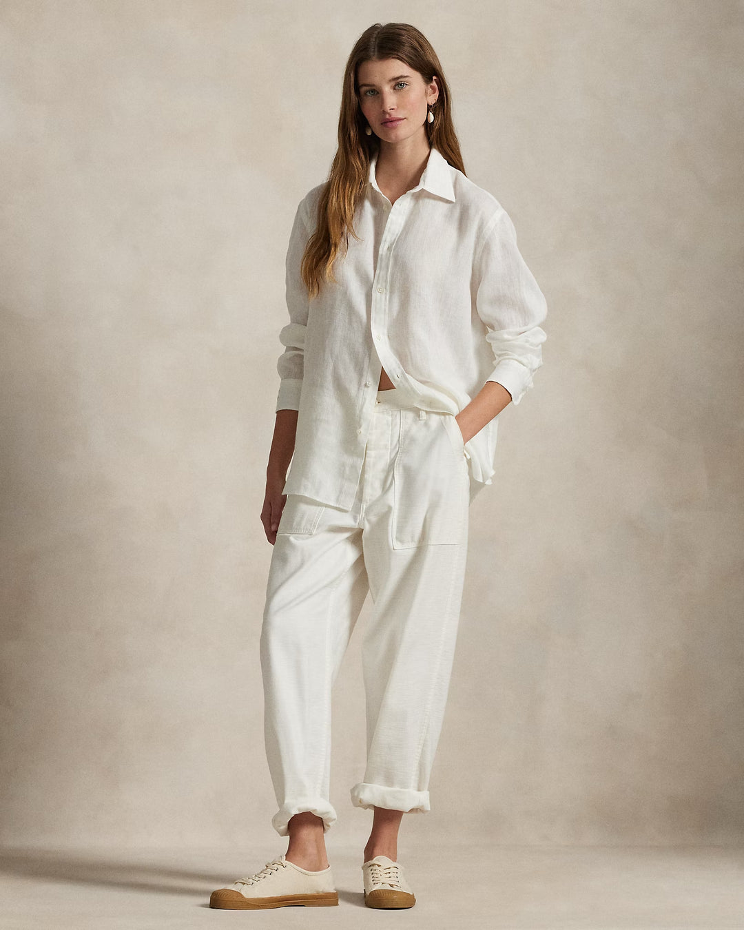 Ralph Lauren Oversize Fit Linen Shirt