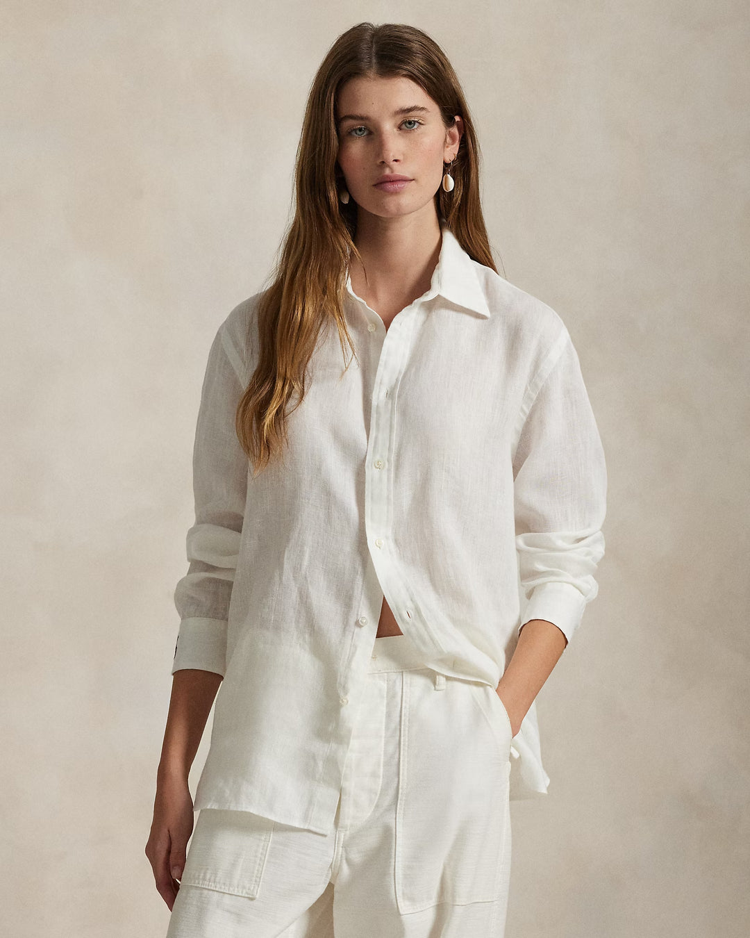 Ralph Lauren Oversize Fit Linen Shirt