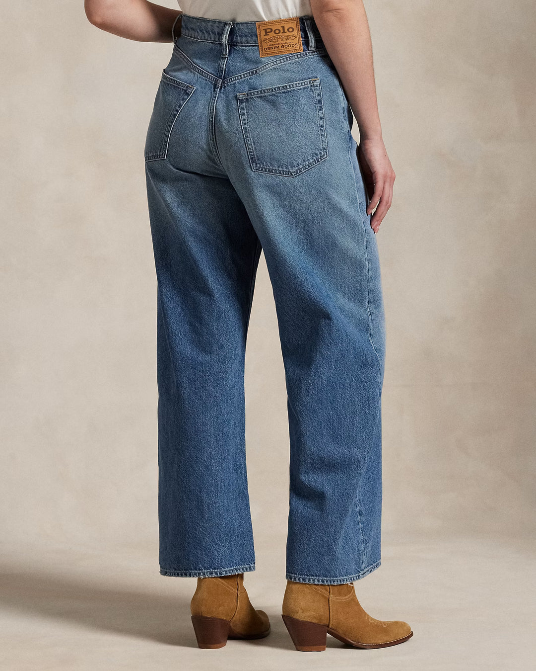 Ralph Lauren High-Rise Wide-Leg Crop Jean