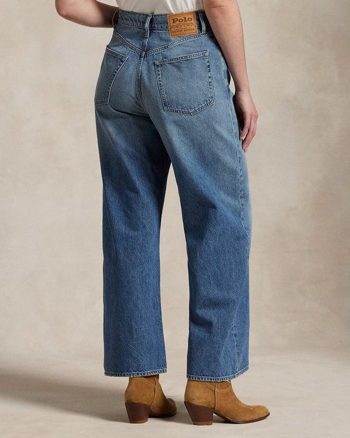 Ralph Lauren High-Rise Wide-Leg Crop Jean